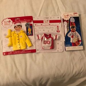 Set of 3 Elf on the Shelf Claus Couture